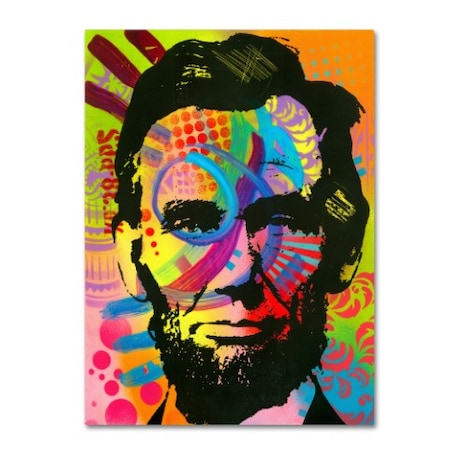 Dean Russo 'Abraham Lincoln II' Canvas Art,14x19